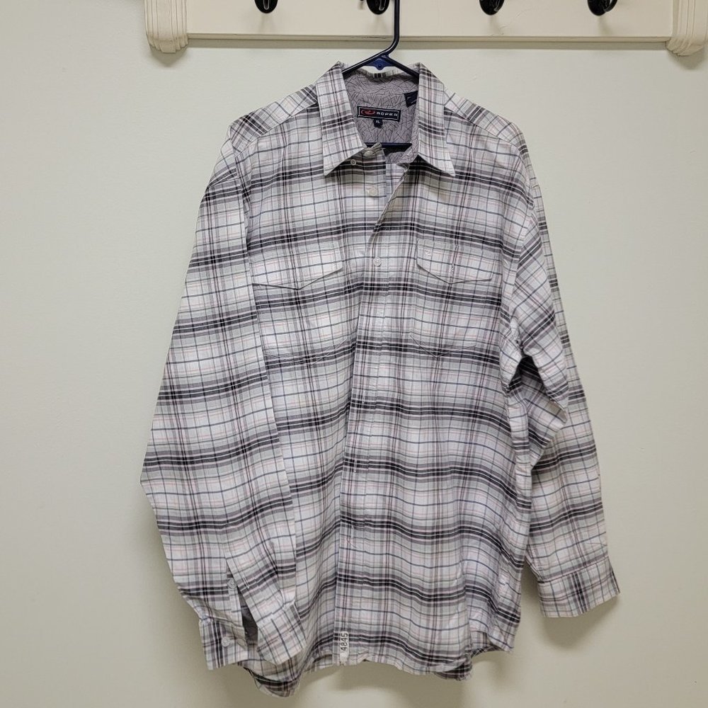 Roper button up shirt, Men XL